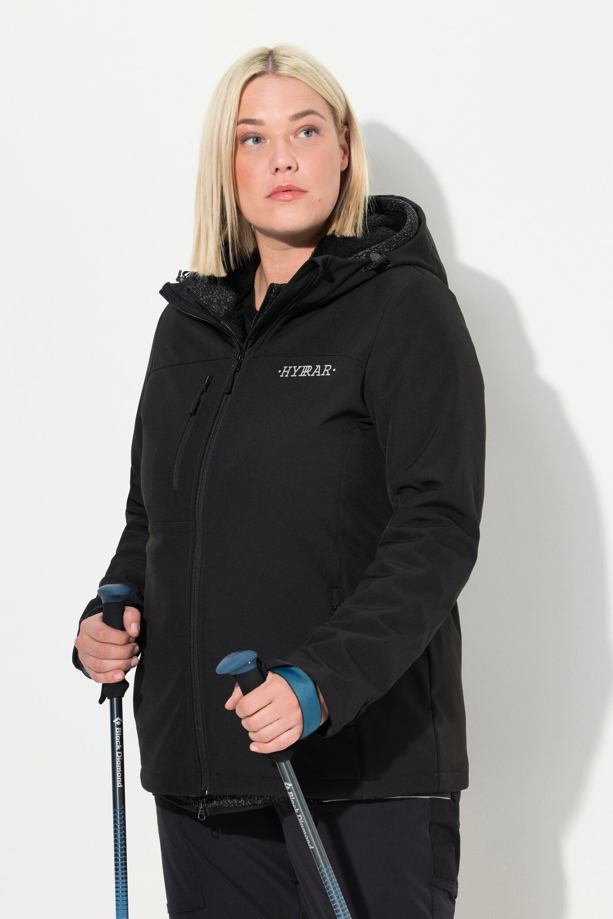 Femme Veste Softshell HYPRAR déperlante matière stretch et imprimé réfléchissant 10/11