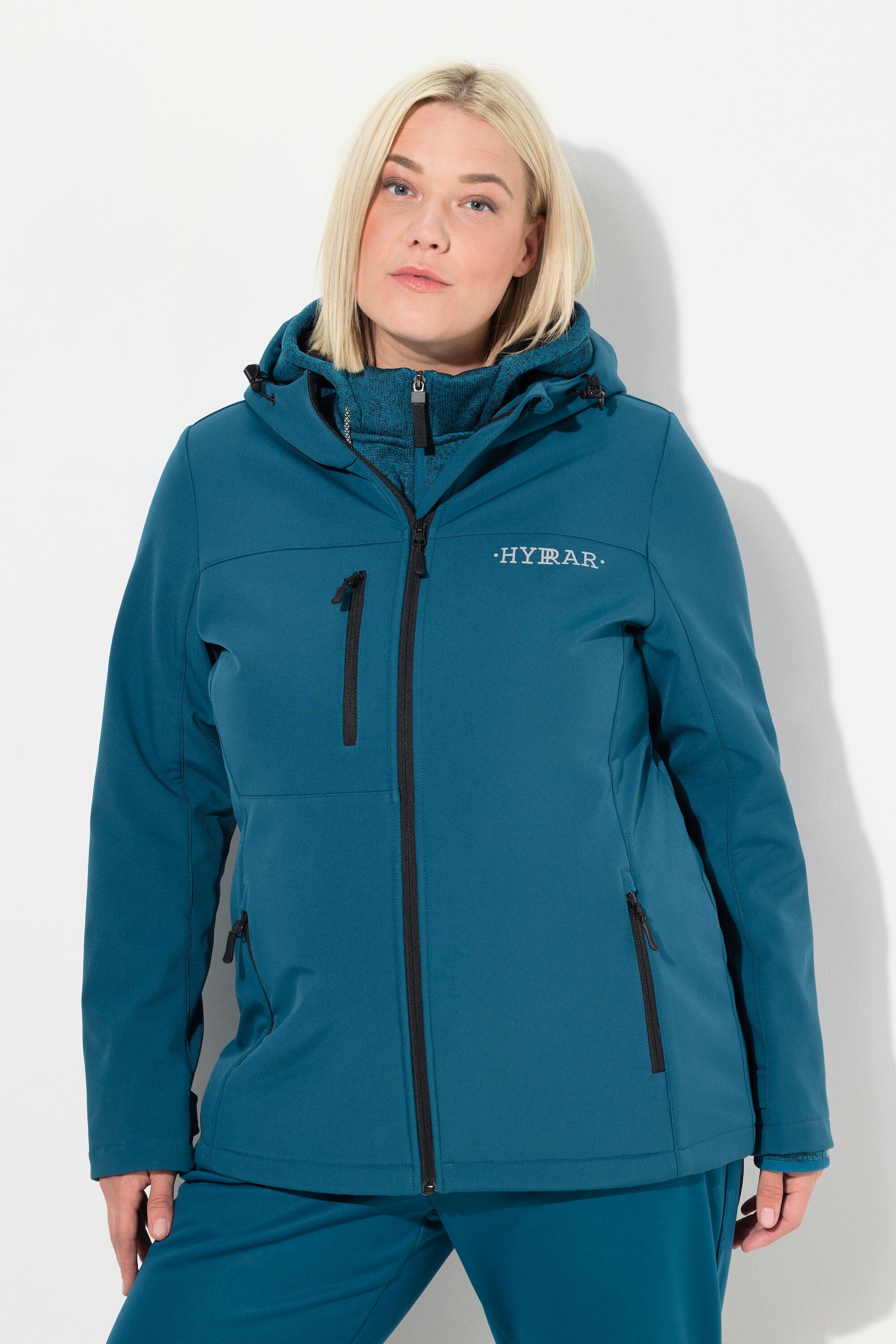 ULLA POPKEN Giacca Softshell Donna HYPRAR idrorepellente stretch con cappuccio