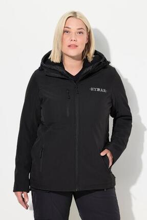 Femme Veste Softshell HYPRAR déperlante matière stretch et imprimé réfléchissant