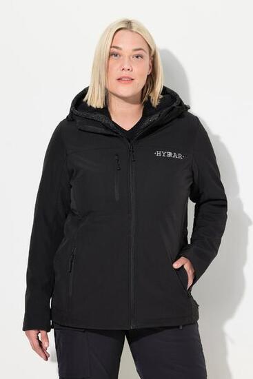 Femme Veste Softshell HYPRAR déperlante matière stretch et imprimé réfléchissant