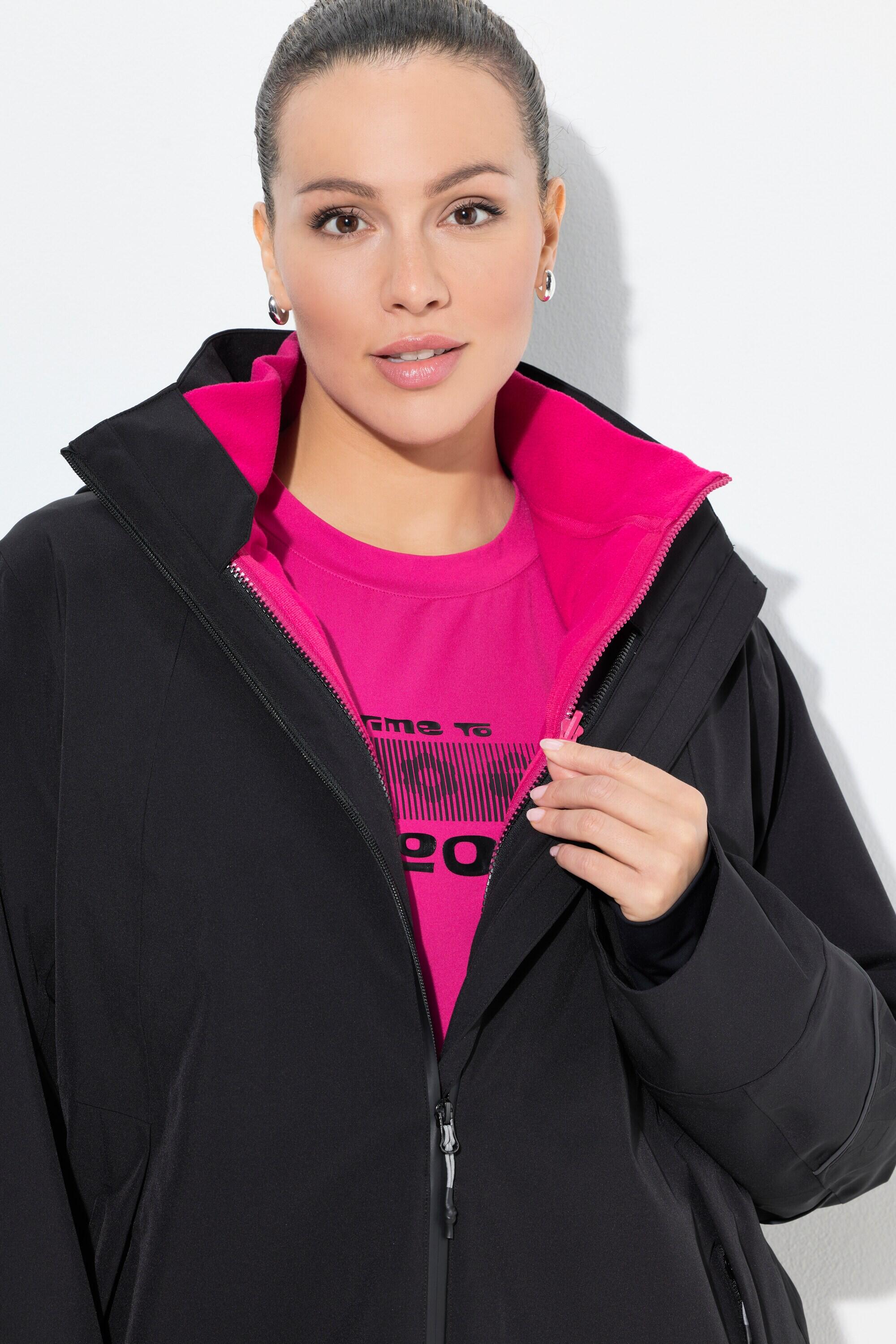 Femme Veste polaire système modulaire col droit 5/7
