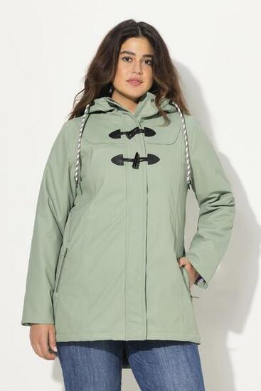 Femme Veste de pluie HYPRAR imperméable capuche boutons brandebourg