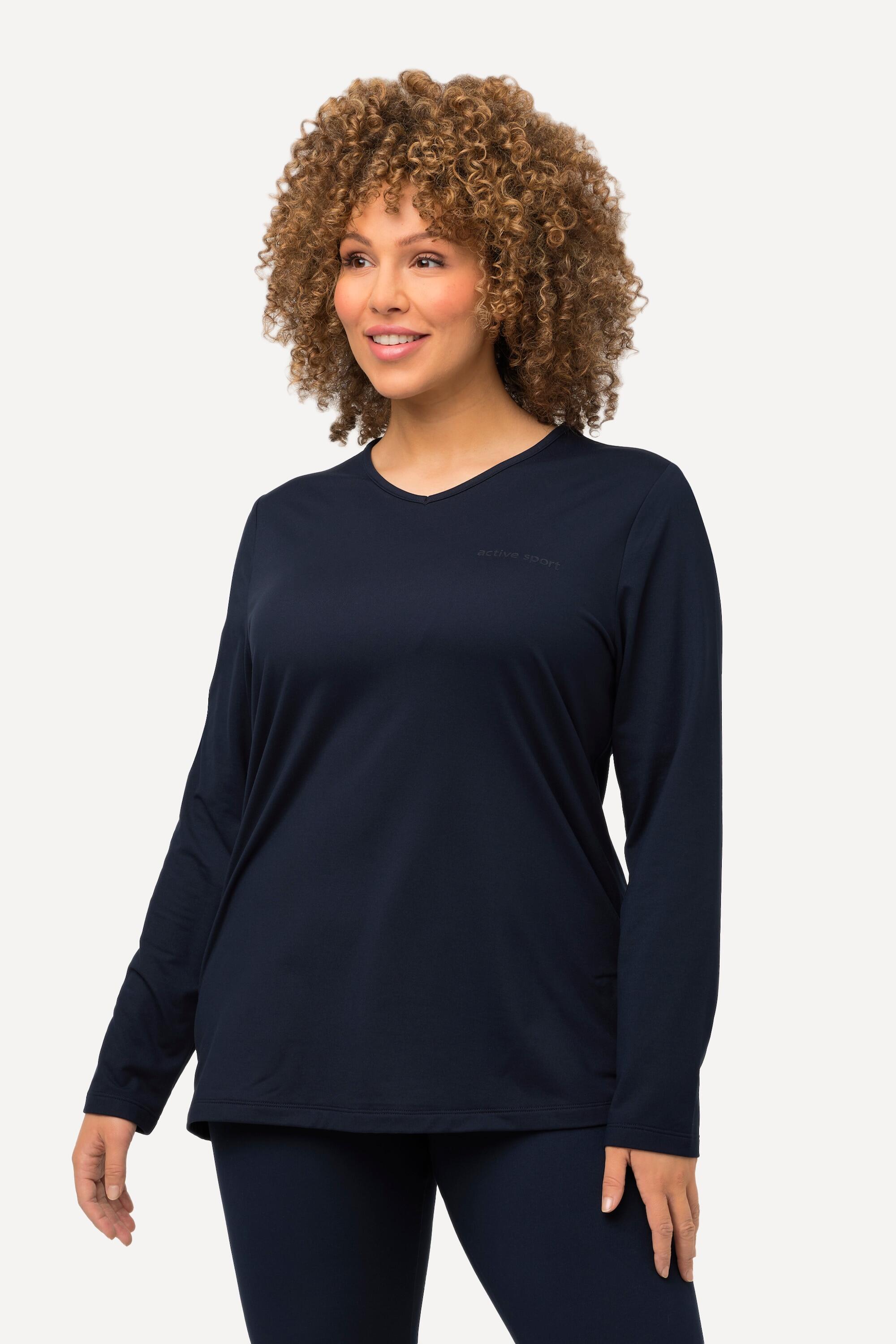 ULLA POPKEN Damen Ski-Funktionsshirt schnelltrocknend Loop Langarm