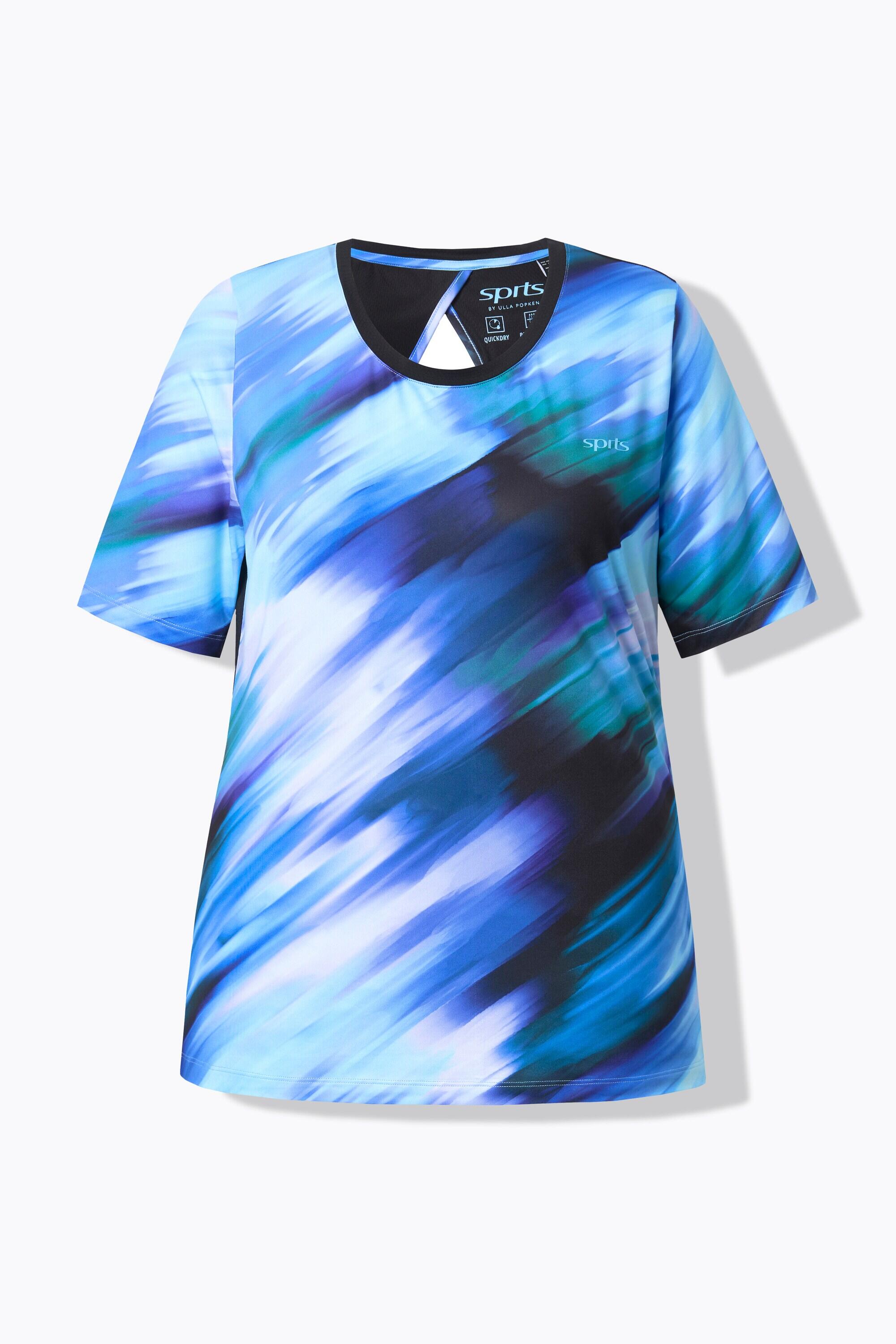 Damen T-Shirt Rücken-Cut-Out Rundhals Halbarm recycelt 6/6