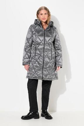 Damen HYPRAR Steppjacke Kapuze 2-Wege-Zipper Zipptaschen