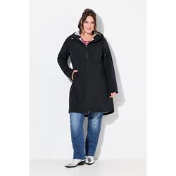 Femme Veste longue Softshell HYPRAR capuche et matière déperlante