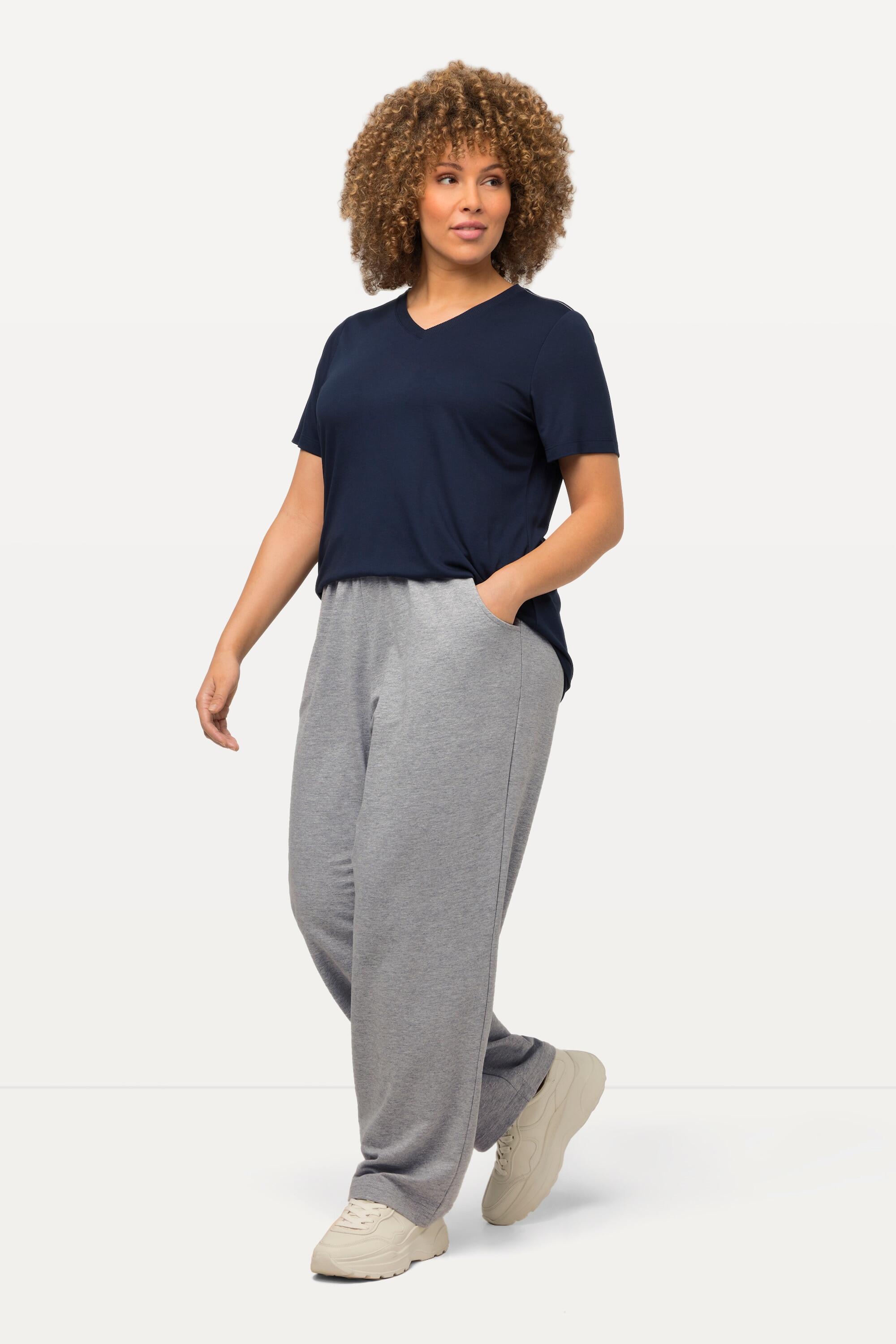 Femme Jogging jambes droites ceinture élastique 4/5