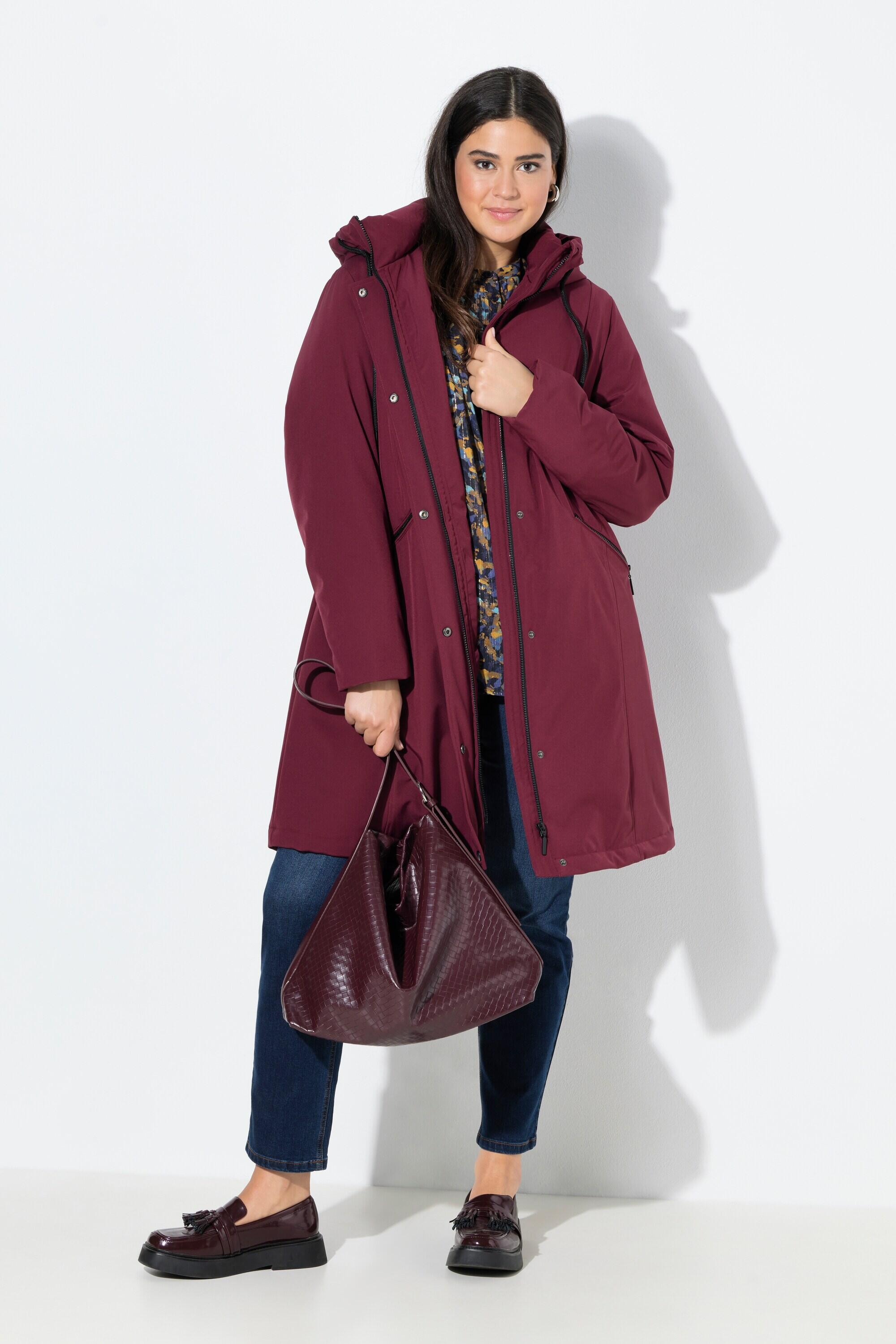 Damen HYPRAR Funktionsjacke wasserabweisend mit kontrastigem Innenfutter 7/9