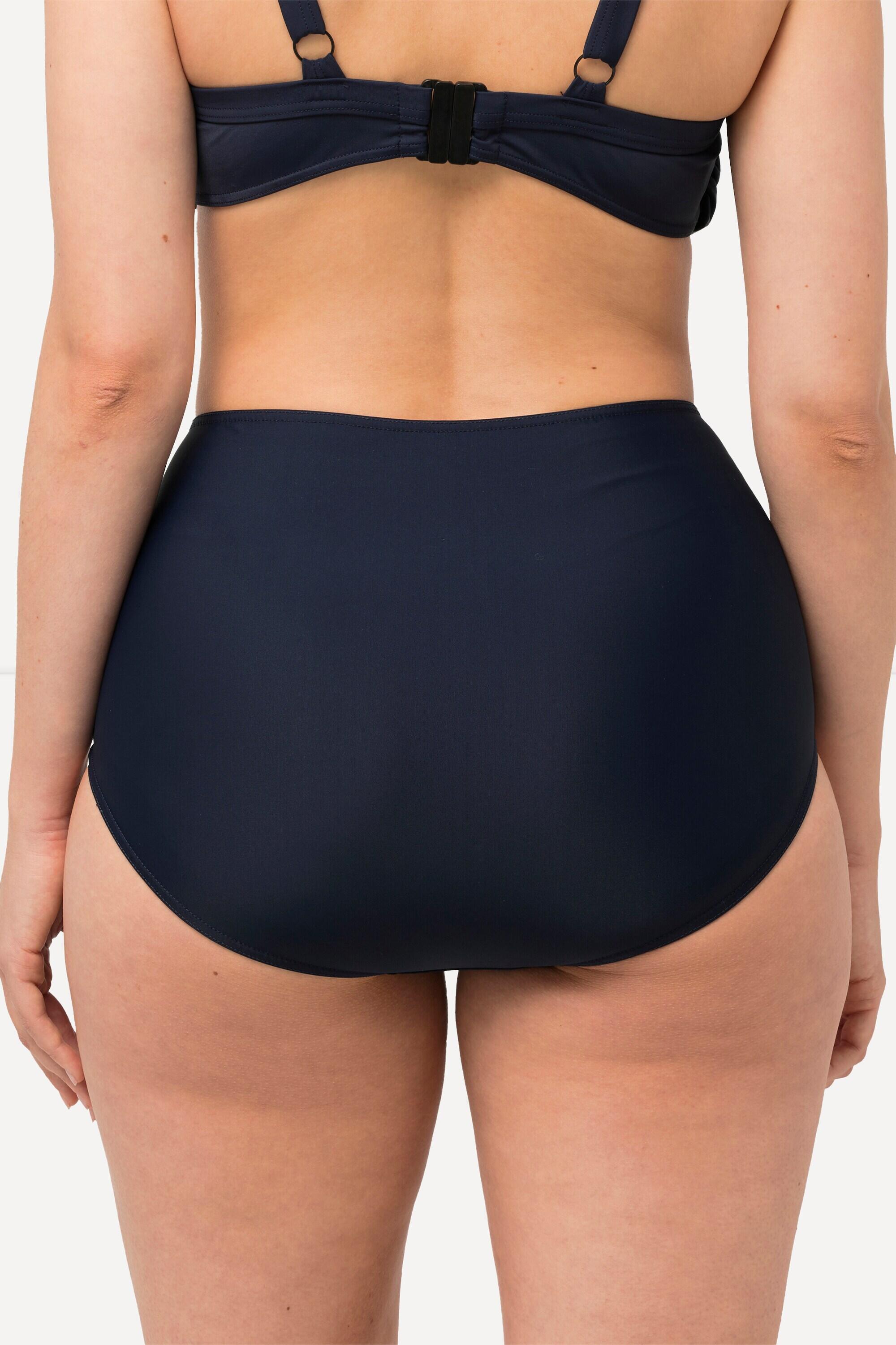Dames Bikinibroek gedrapeerd hoge taille 2/6