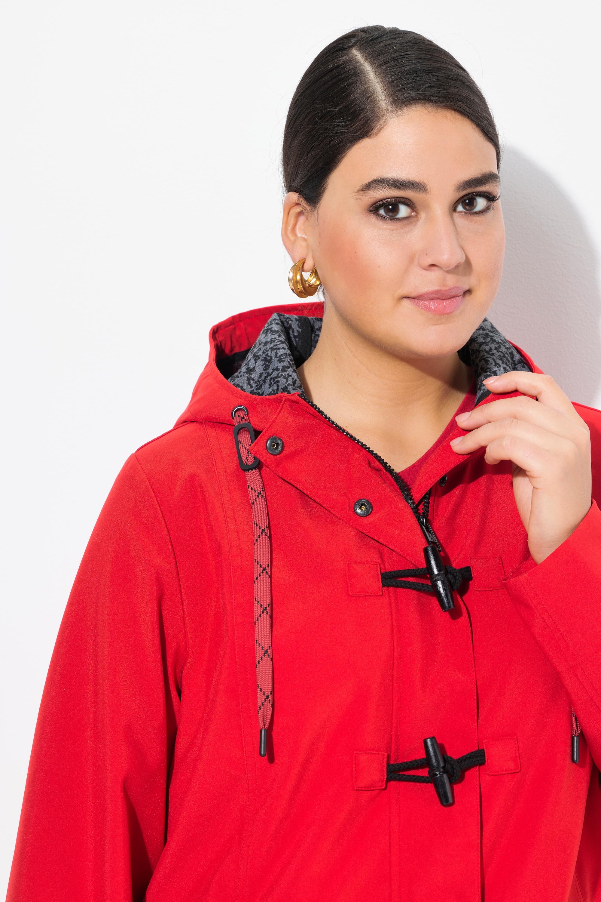 Femme Veste softshell HYPRAR à capuche. Matière déperlante. Boutons brandebourg 3/7