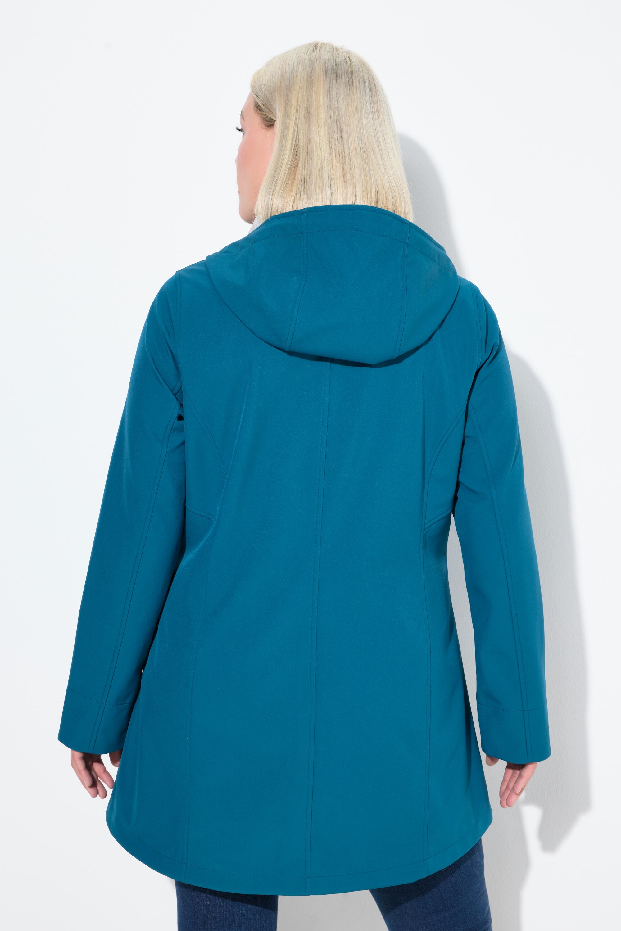 Femme Veste Softshell HYPRAR à capuche matière déperlante boutons Brandebourg 2/7