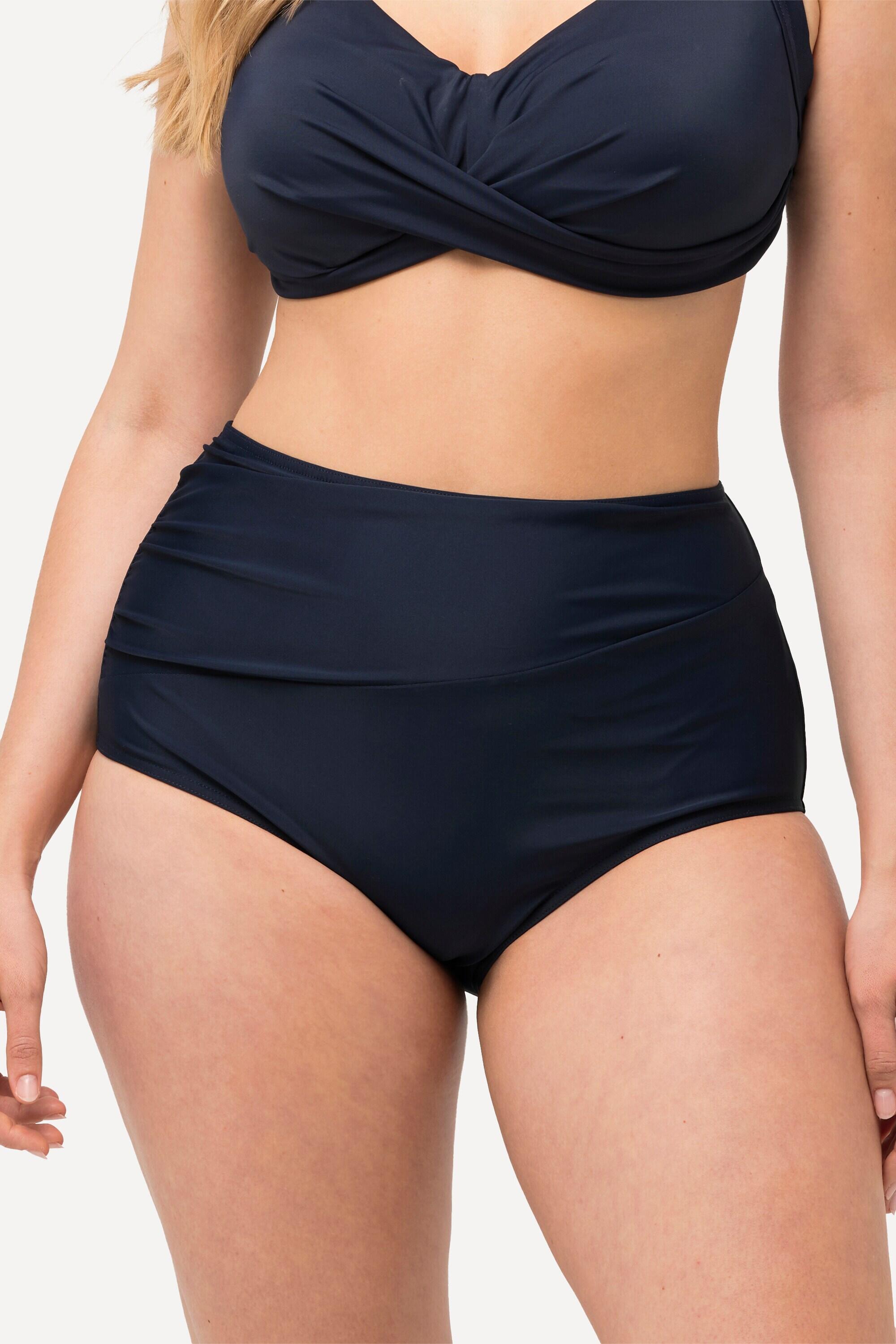 Damski Dół od bikini drapowanie wysoki stan 1/6