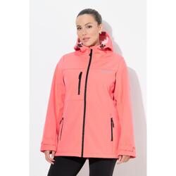 Femme Veste Softshell HYPRAR déperlante matière stretch et imprimé réfléchissant