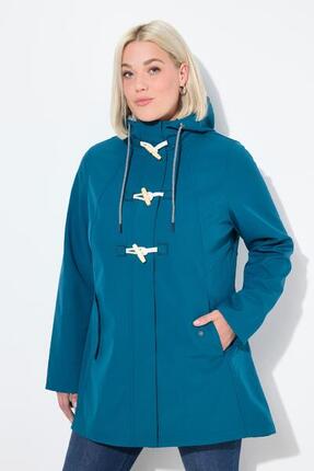 Dames HYPRAR softshell-jas waterafstotend houtje-touwtjeknopen