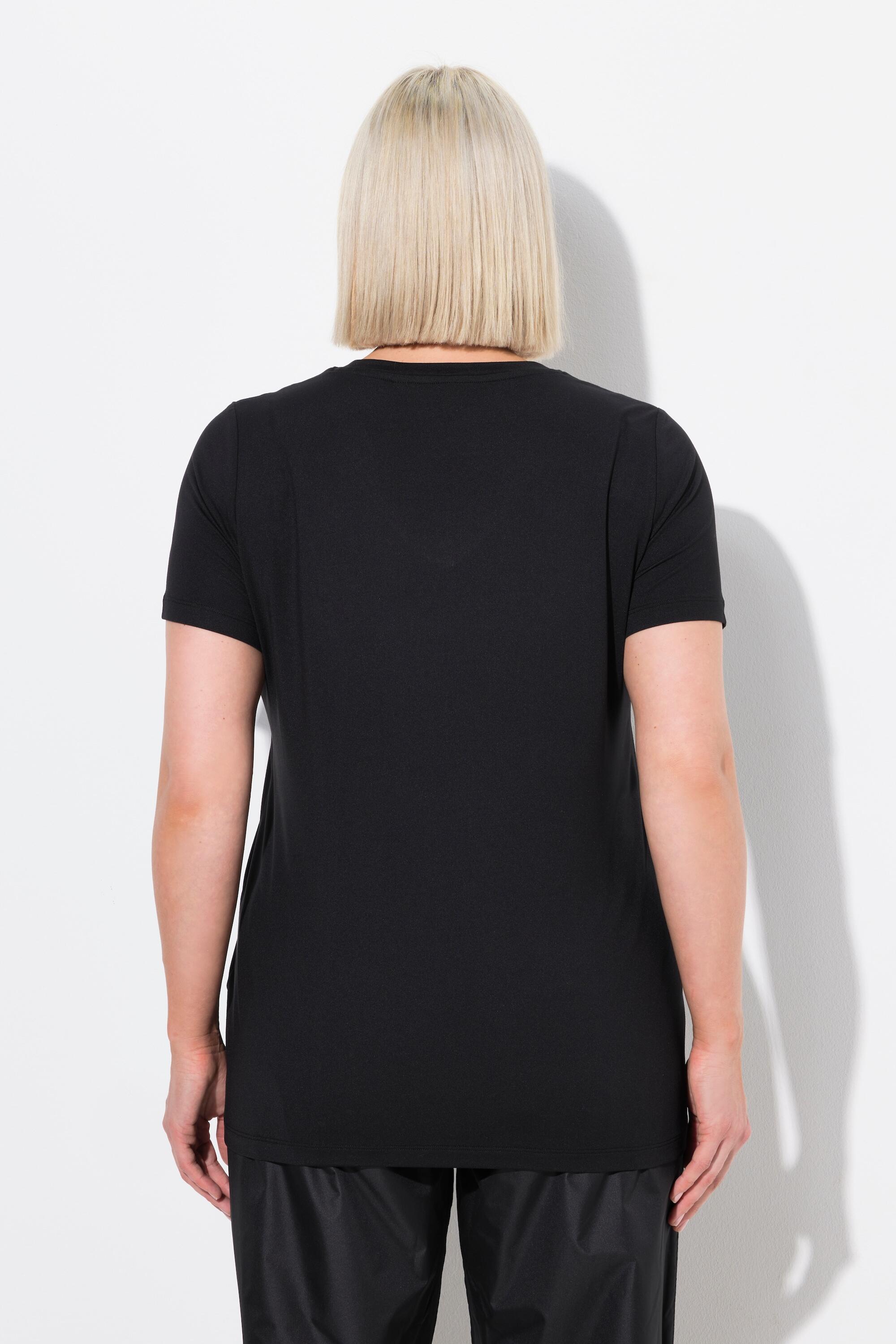 Femme T-shirt de sport séchage rapide col V manches courtes 2/6