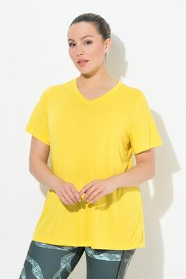Damen Funktionsshirt antibakteriell V-Ausschnitt Halbarm