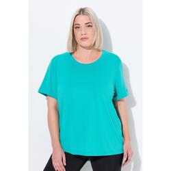 Femme T-shirt technique UV 50+. Col rond et manches courtes. Matière recyclée