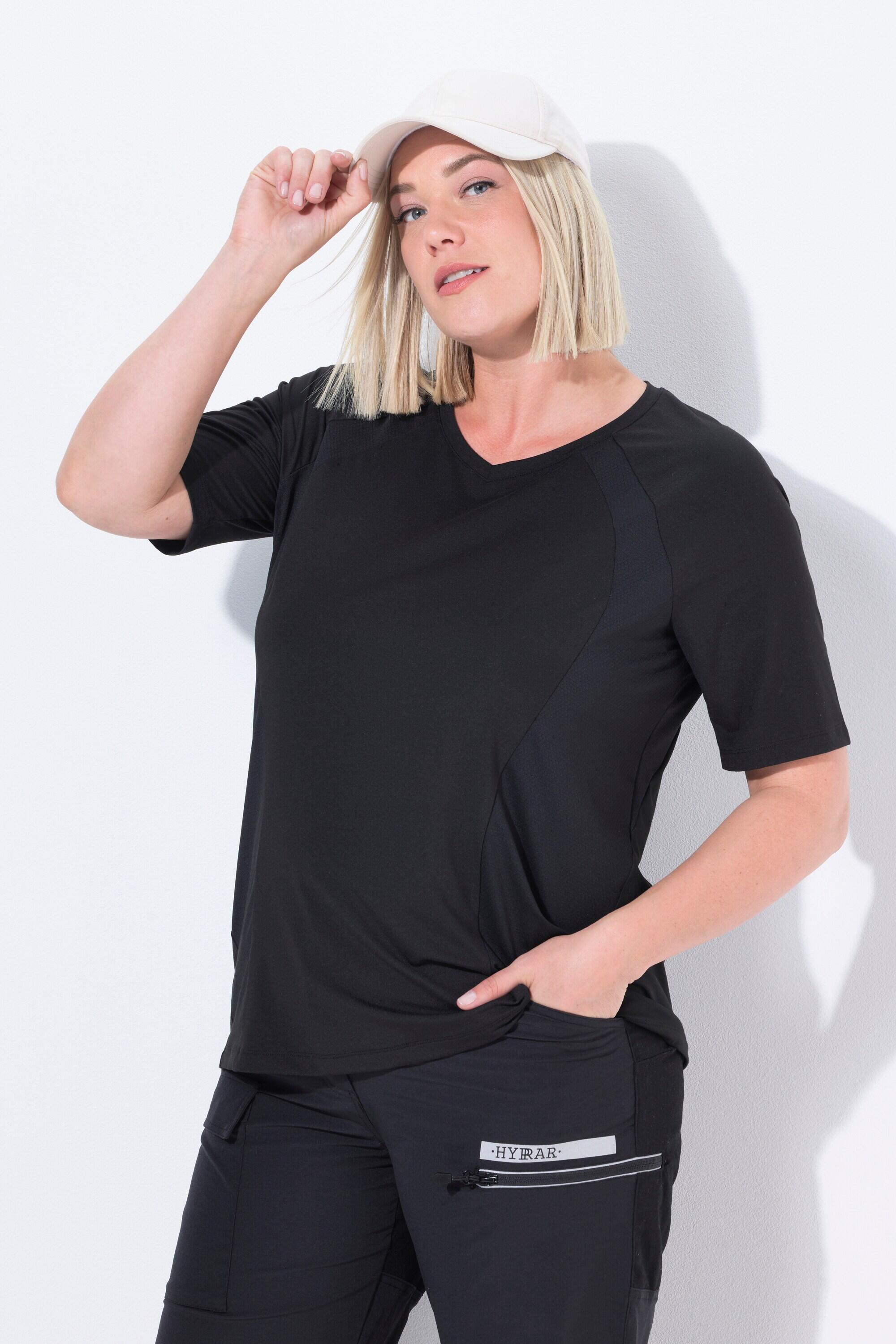 Femme T-shirt technique décolleté rond et manches courtes 6/7