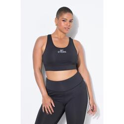 Femme Soutien-gorge de sport dos nageur message GET STRONG