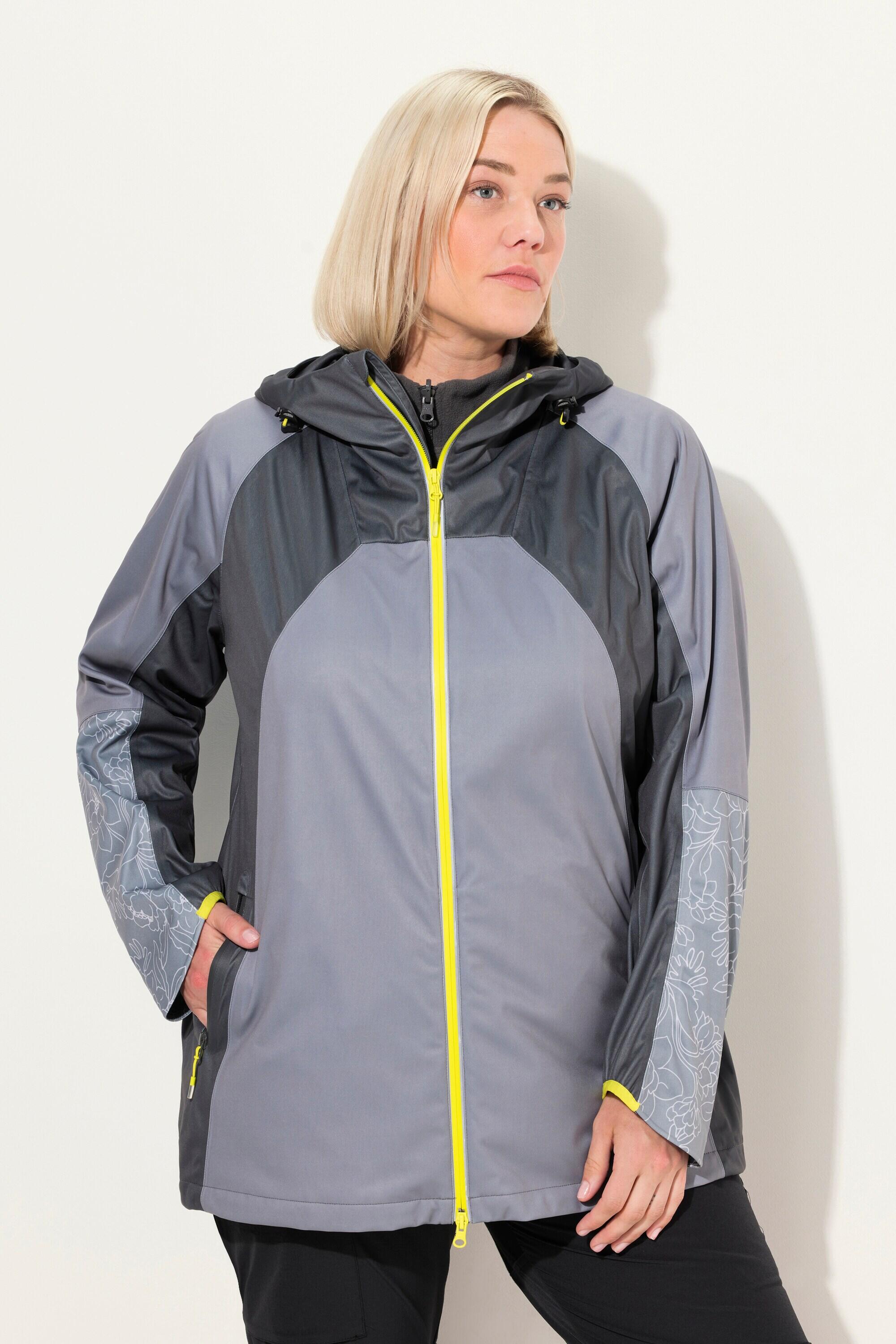 ULLA POPKEN Women's Technical Waterproof Jacket 10,000 mm with Removable Liner