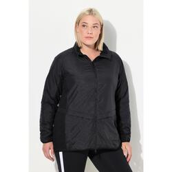 Femme Veste technique à capuche col montant fermeture zippée à double sens