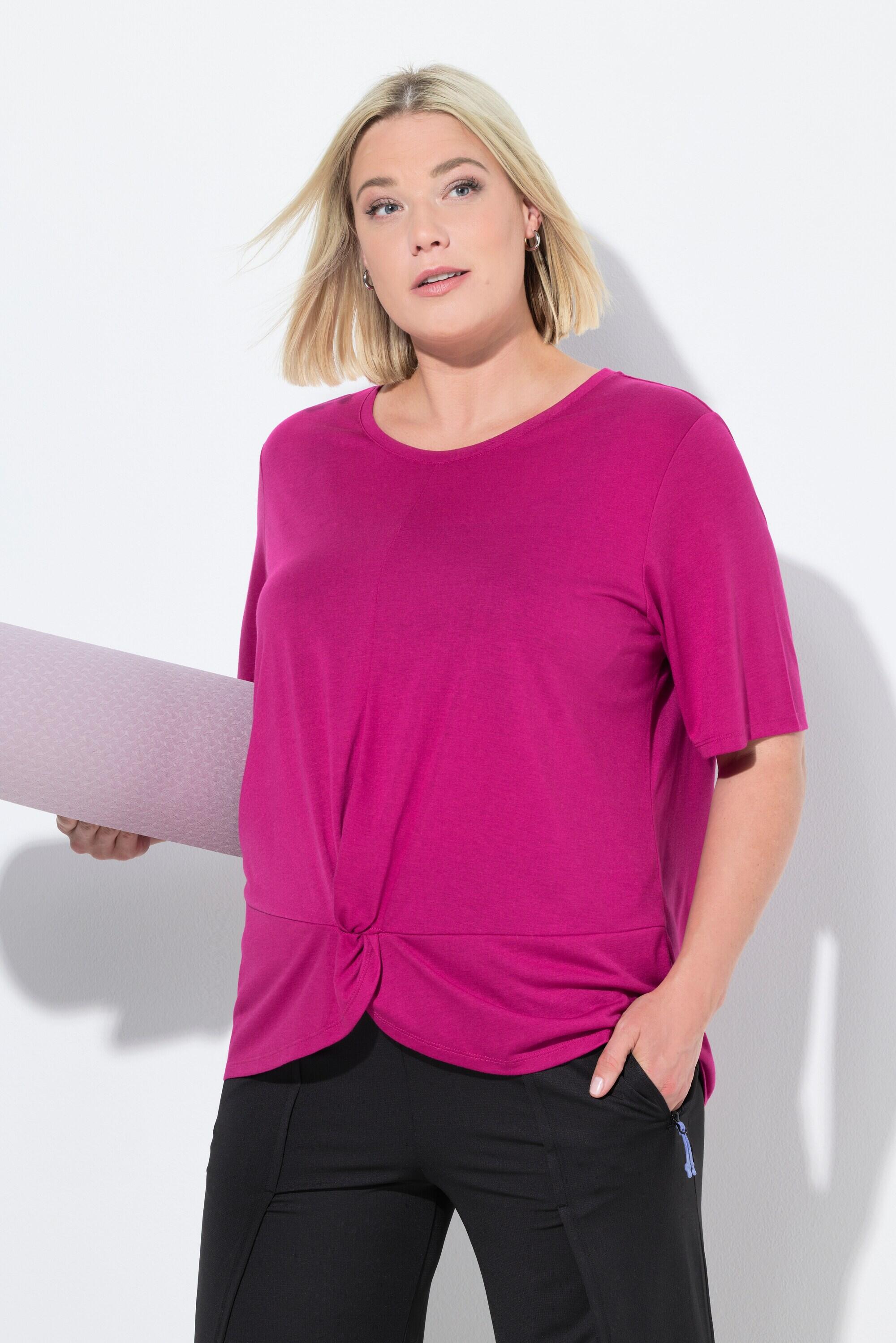 Femme T-shirt technique antibactérien décolleté rond et manches courtes 5/6