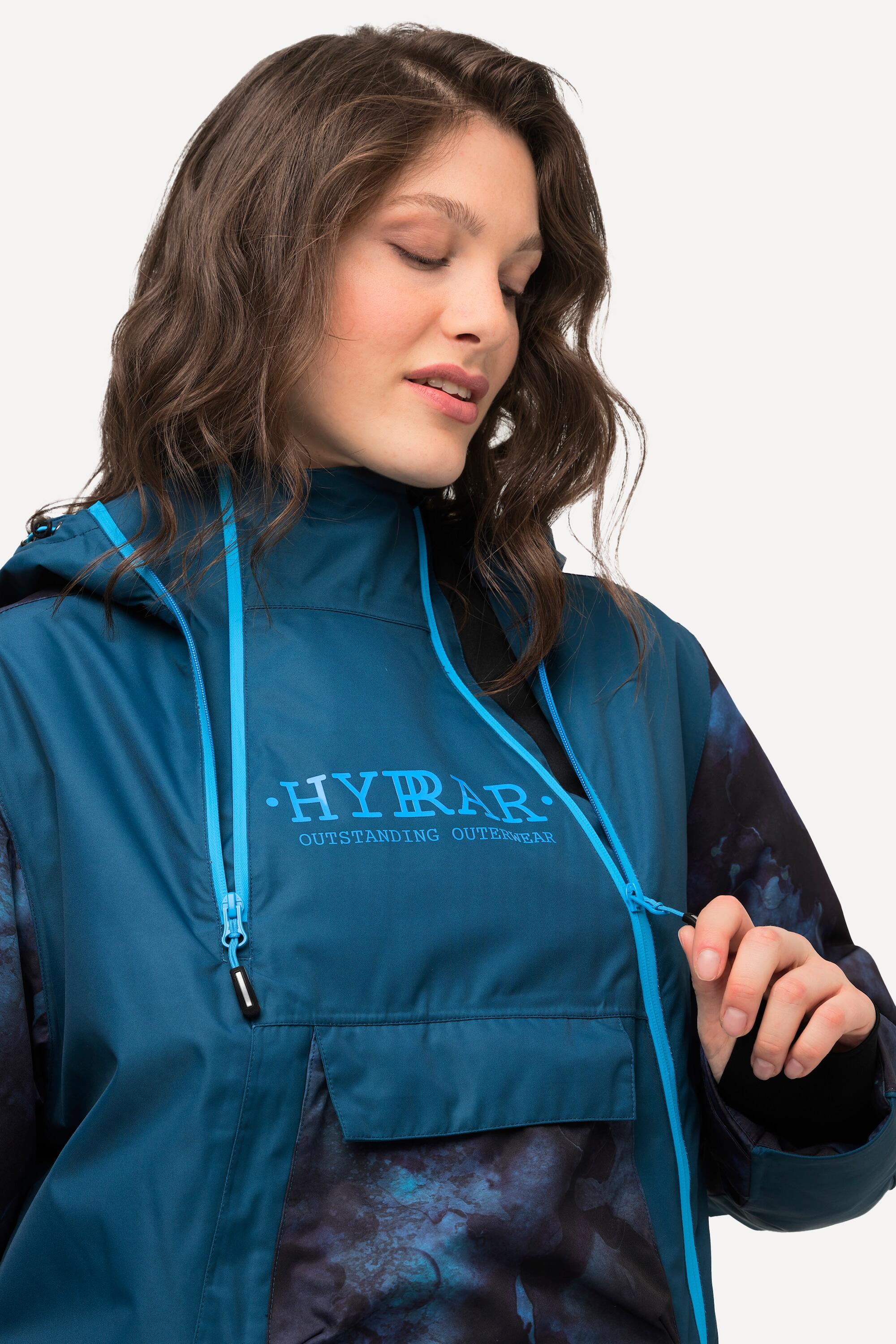 Femme Veste technique matière imperméable pare-neige et passe-pouces intégré 3/6