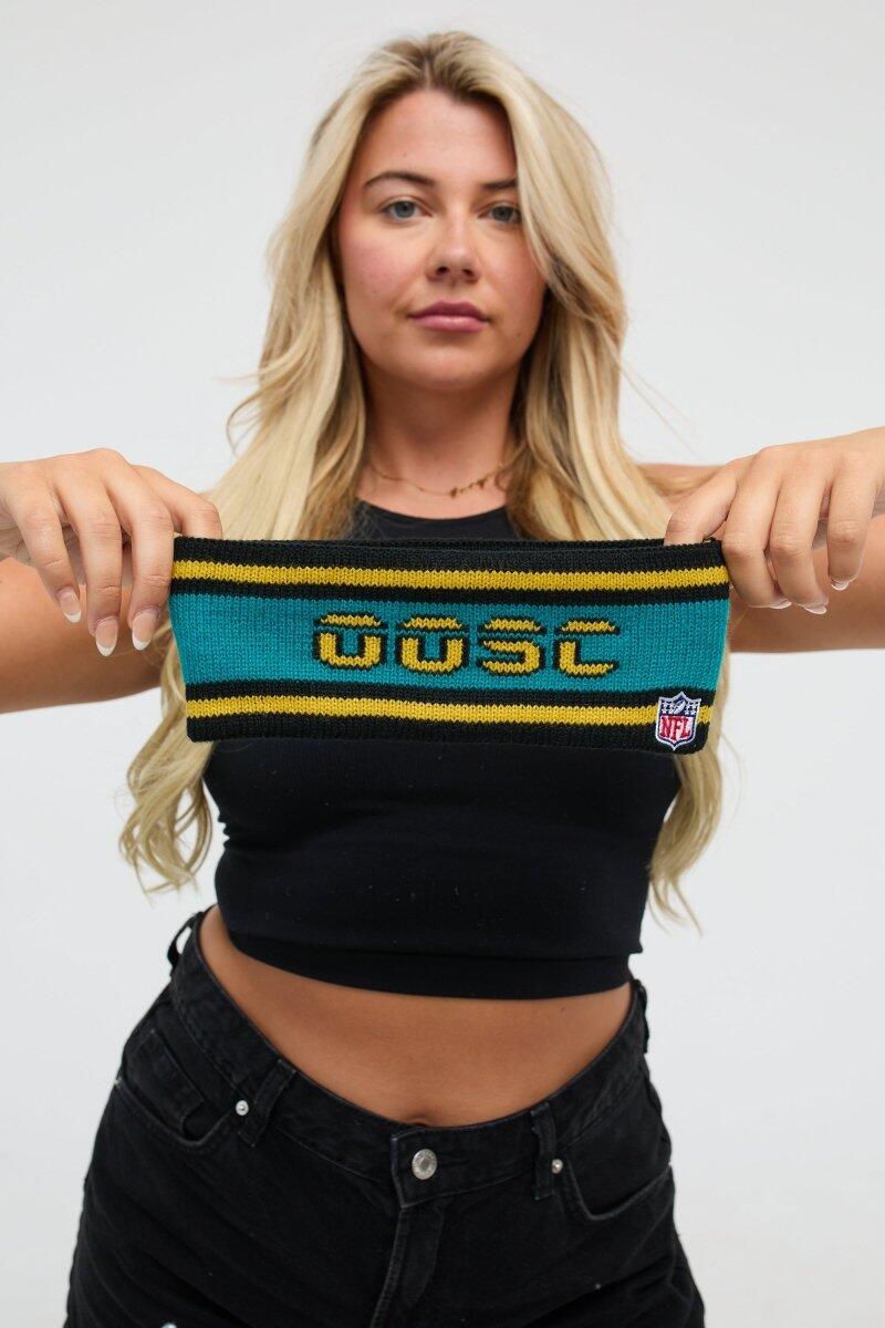 Fascia NFL OOSC Jacksonville Jaguars in acrilico, leggera, unisex 6/6