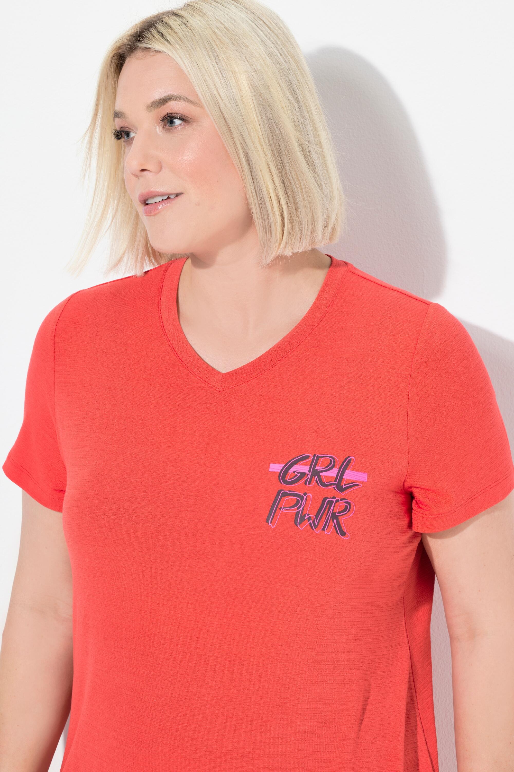 Femme T-shirt technique manches courtes et décolleté en V découpes dans le dos 8/11