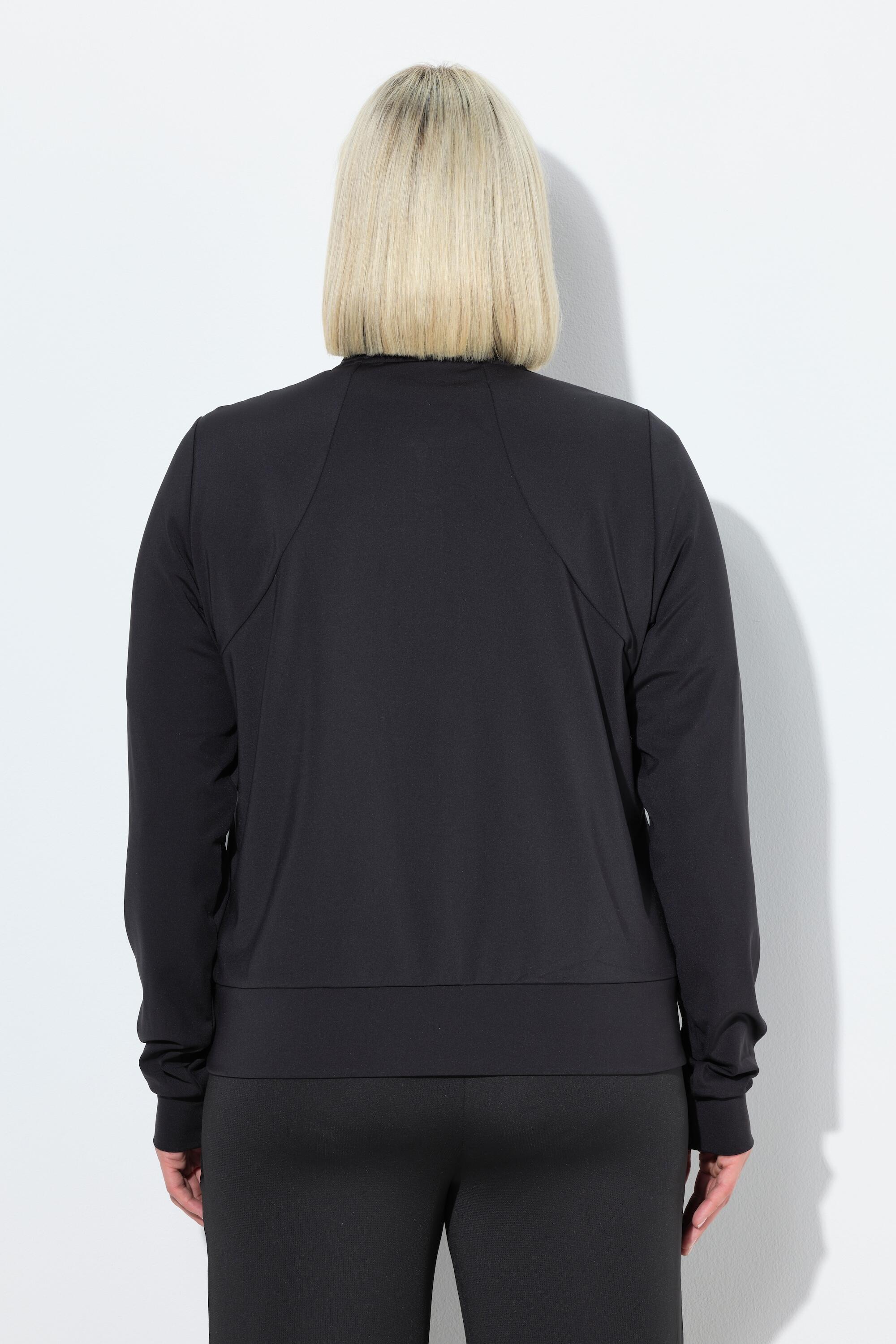Femme Veste de sport en molleton col blouson américain et passe-pouces 2/7