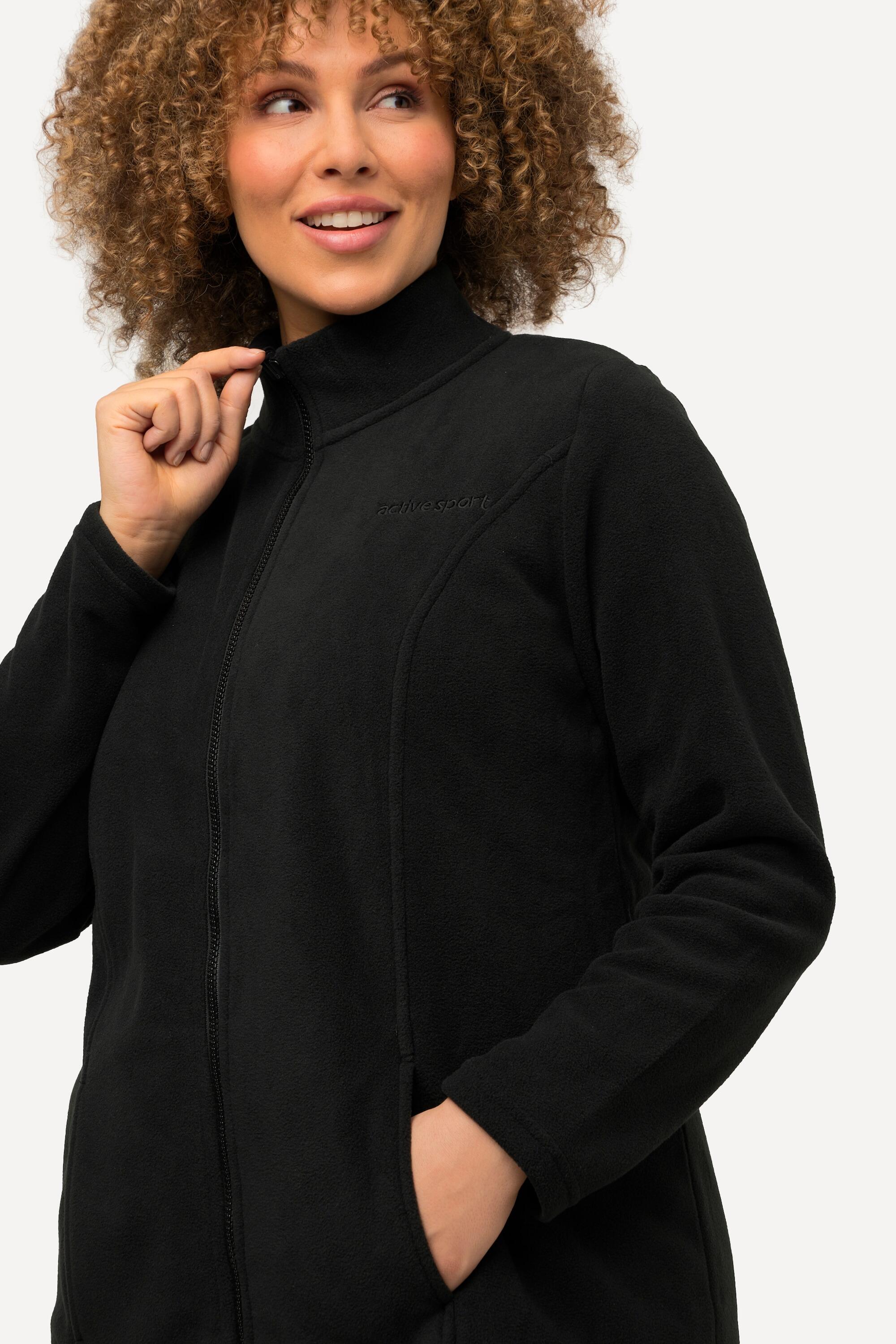 Femme Veste polaire système modulaire col droit 3/5