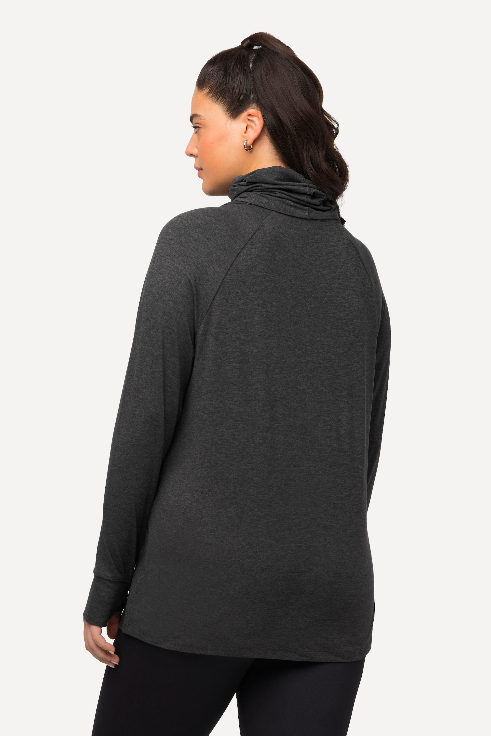 Femme Pull à col rond et manches longues avec passe-pouces intégré très doux 2/6