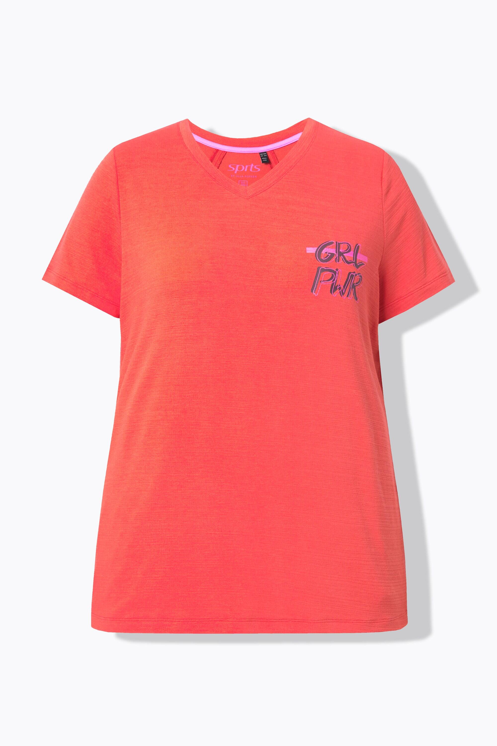 Femme T-shirt technique manches courtes et décolleté en V découpes dans le dos 11/11