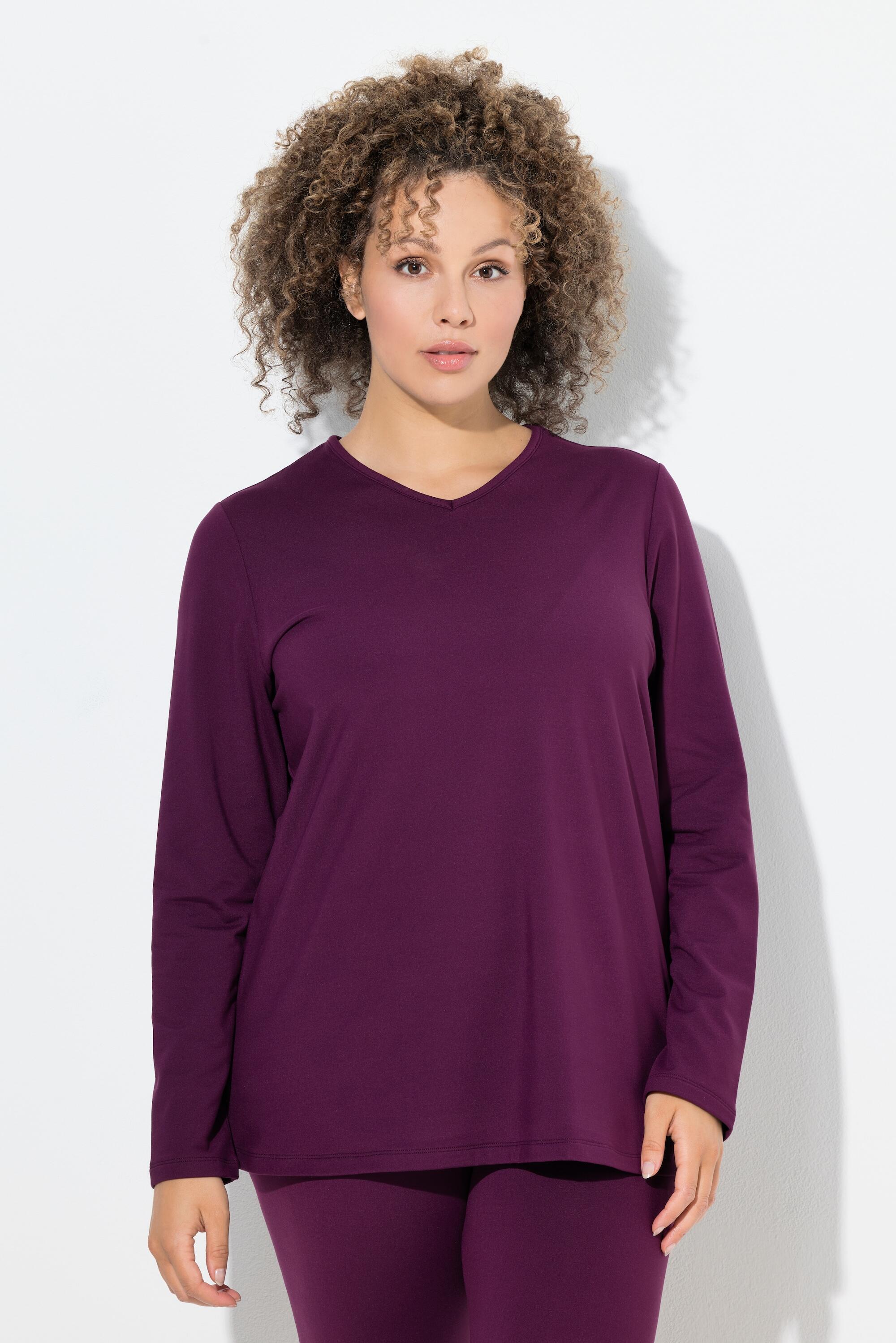 ULLA POPKEN Damen Ski-Funktionsshirt schnelltrocknend Loop Langarm