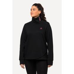 Femme Sweat-shirt col montant fermeture éclair mandala manches longues