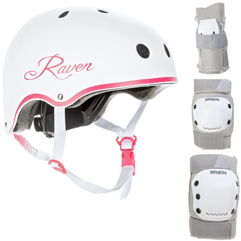 Zestaw Raven Kask Essto + Ochraniacze Dexard