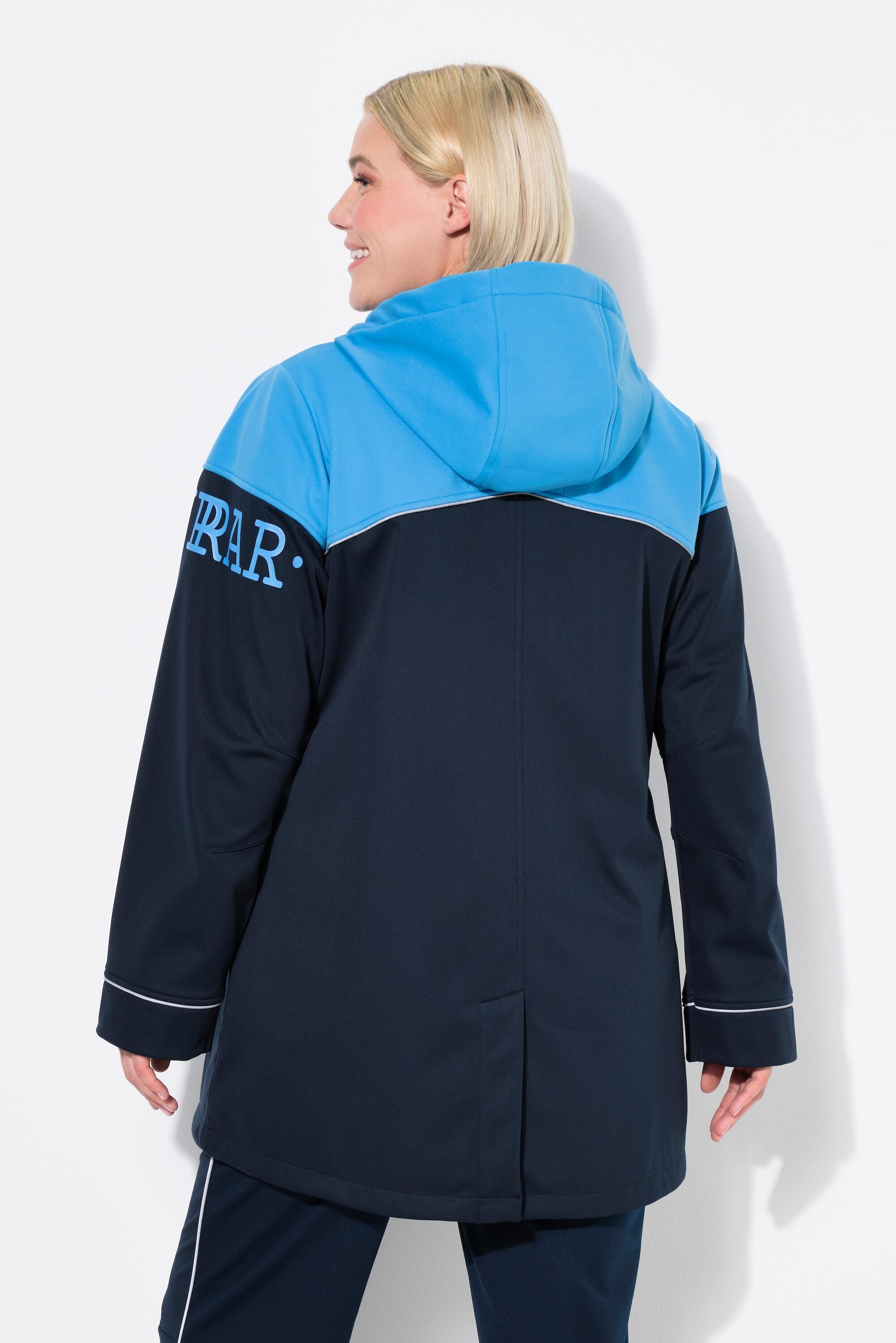 Femme Veste longue softshell tissu déperlant fermeture à glissière à double sens 2/7