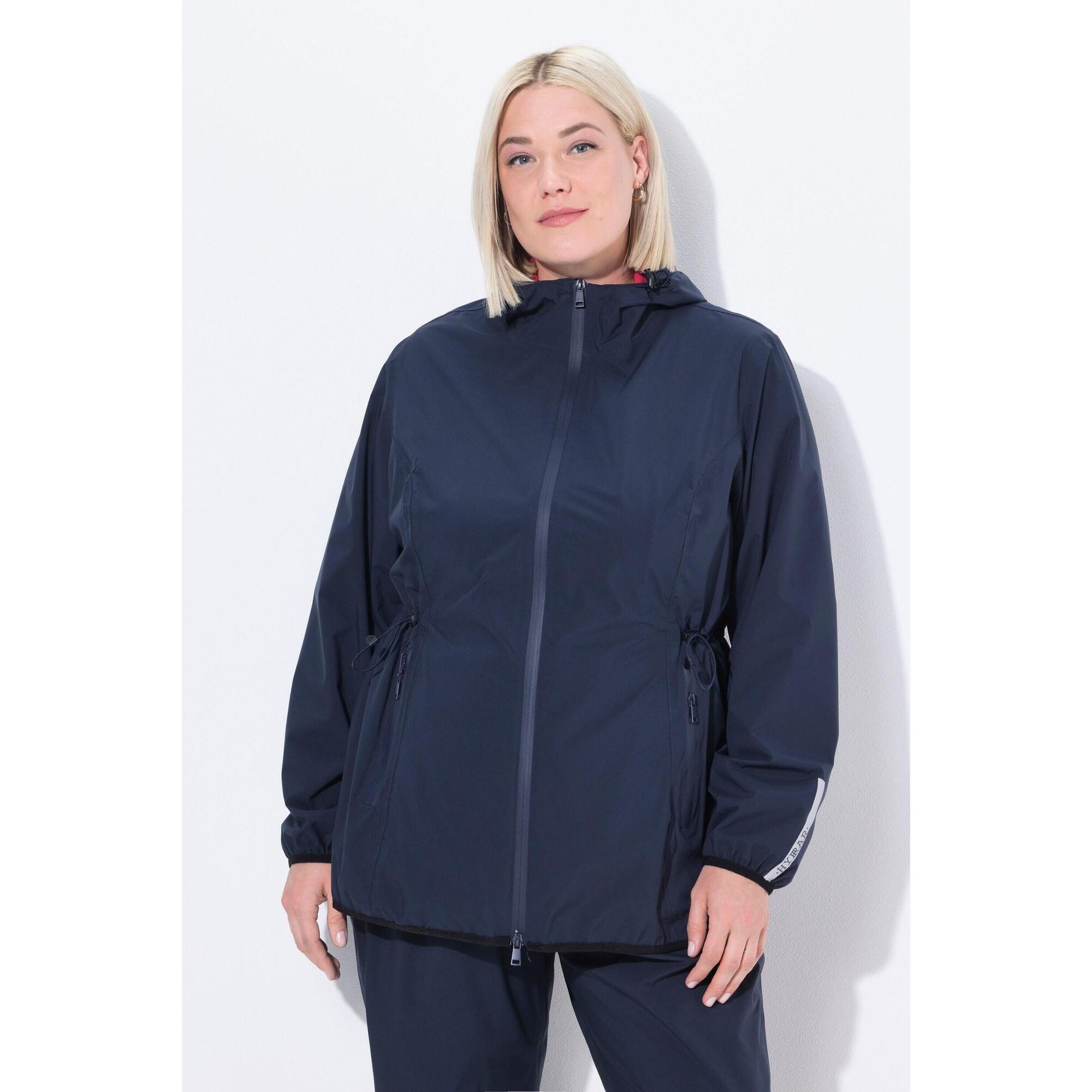 Ulla Popken - Femme Veste De Pluie Imperméable - Veste - Bleu - Decathlon
