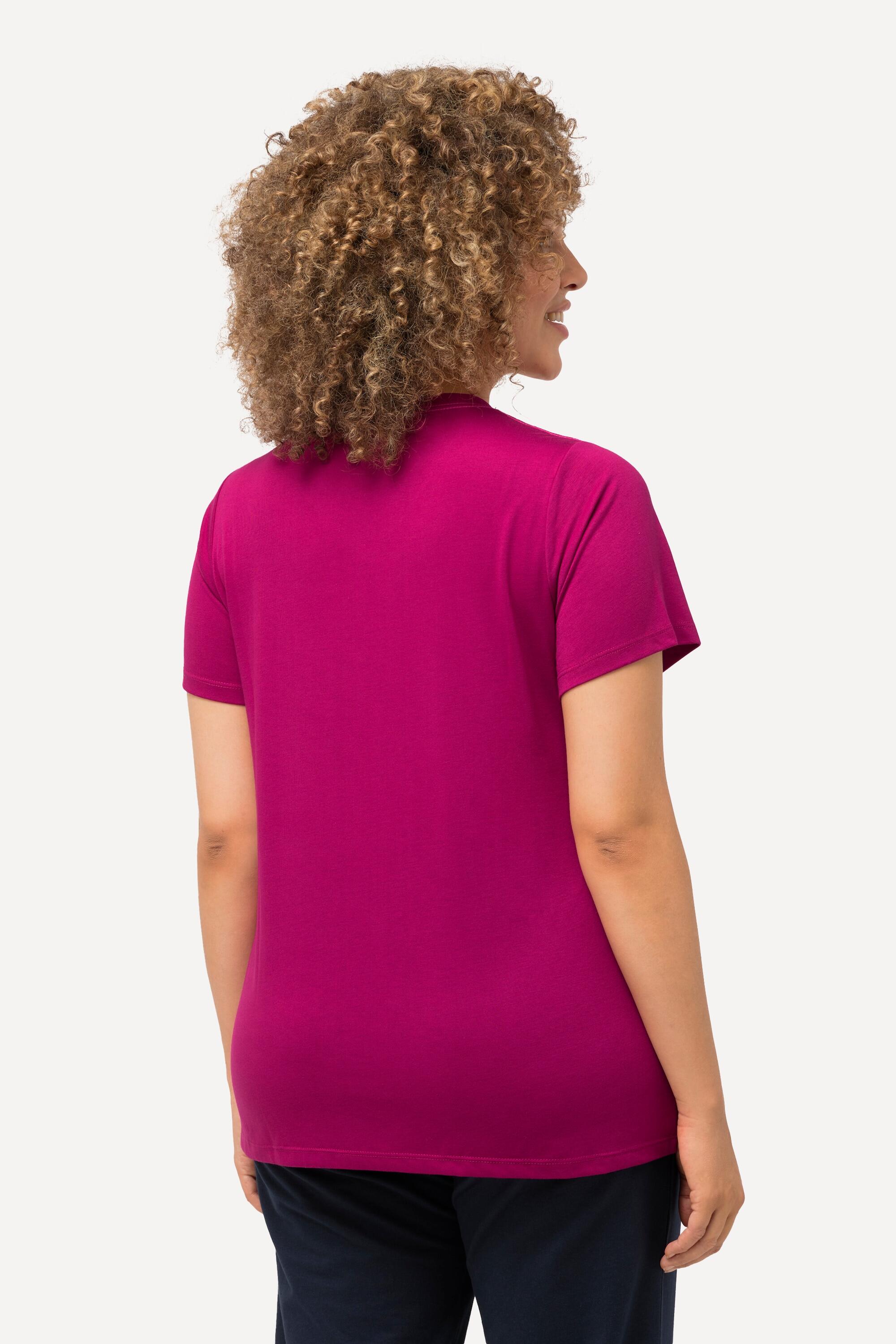 Femme T-shirt technique antibactérien décolleté en V et manches courtes 2/5