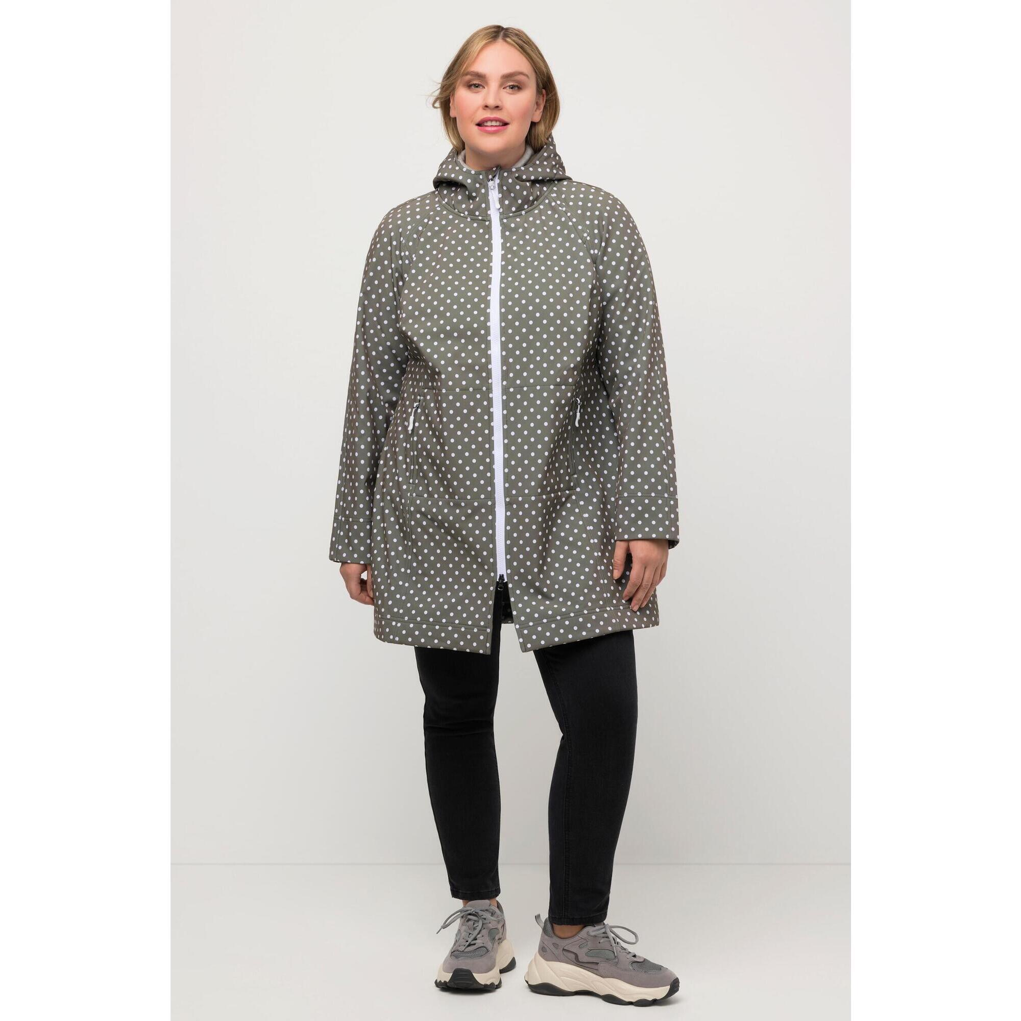 Kurtka Softshell HYPRAR, kropki, hydrofobowa, kaptur