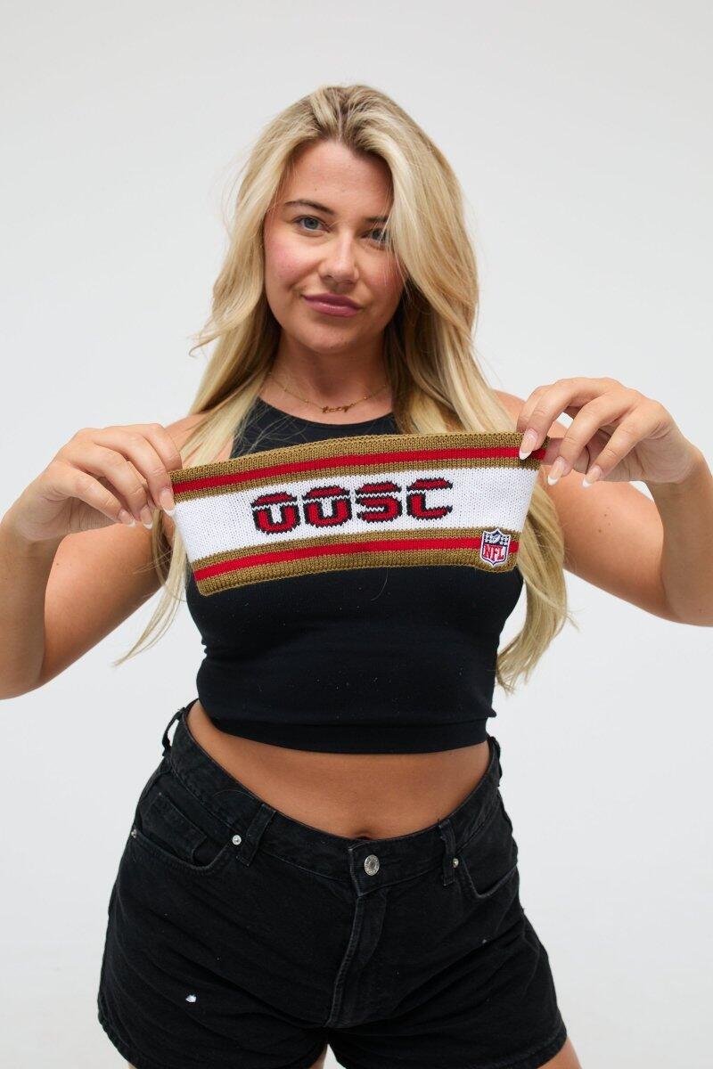 Bandeau OOSC x NFL San Francisco 49ers acrylique unisexe 6/7