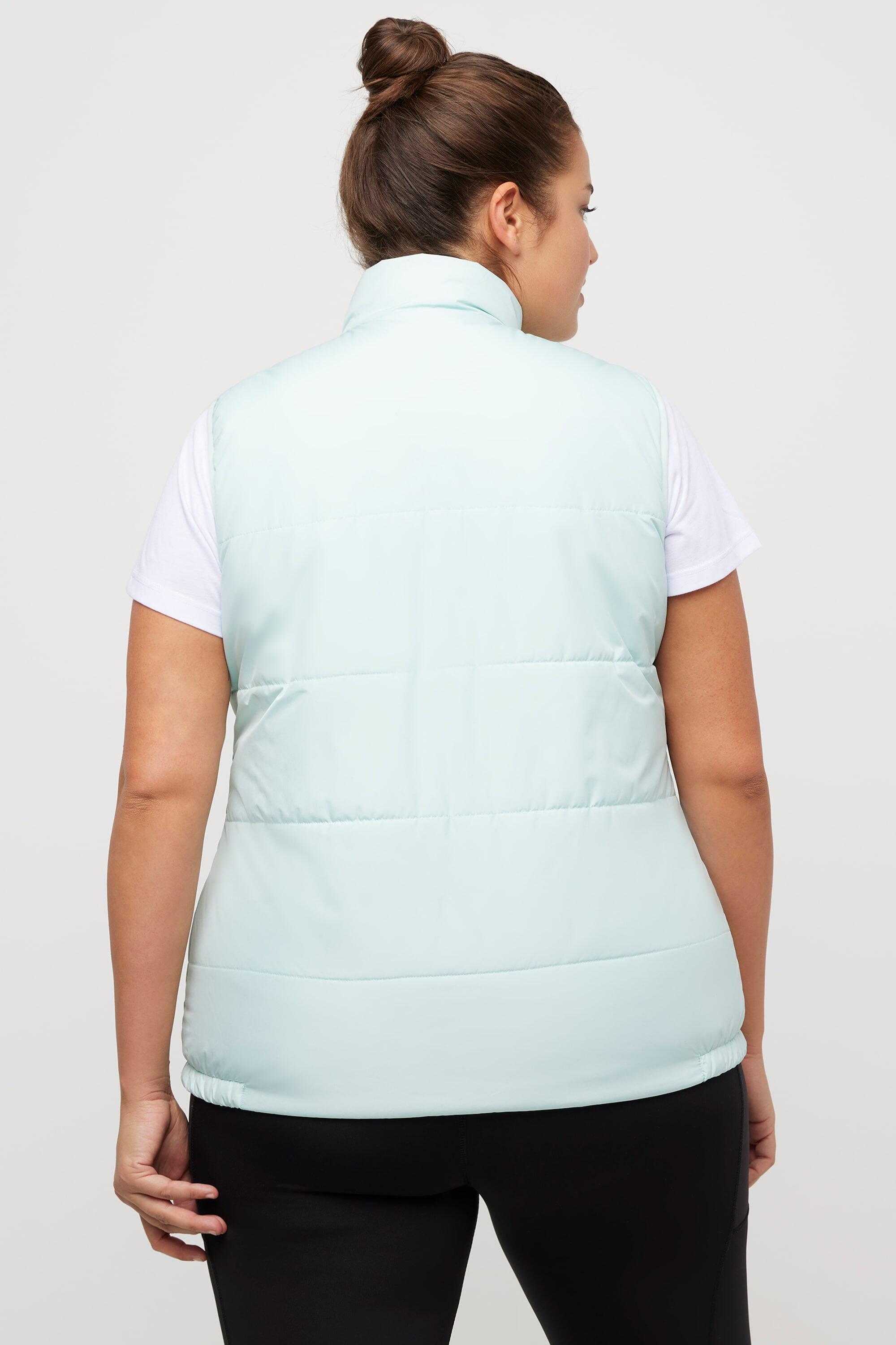 Femme Doudoune matelassée HYPAR col montant élément réfléchissant sans manches 2/6