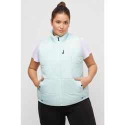 Femme Doudoune matelassée HYPAR col montant élément réfléchissant sans manches