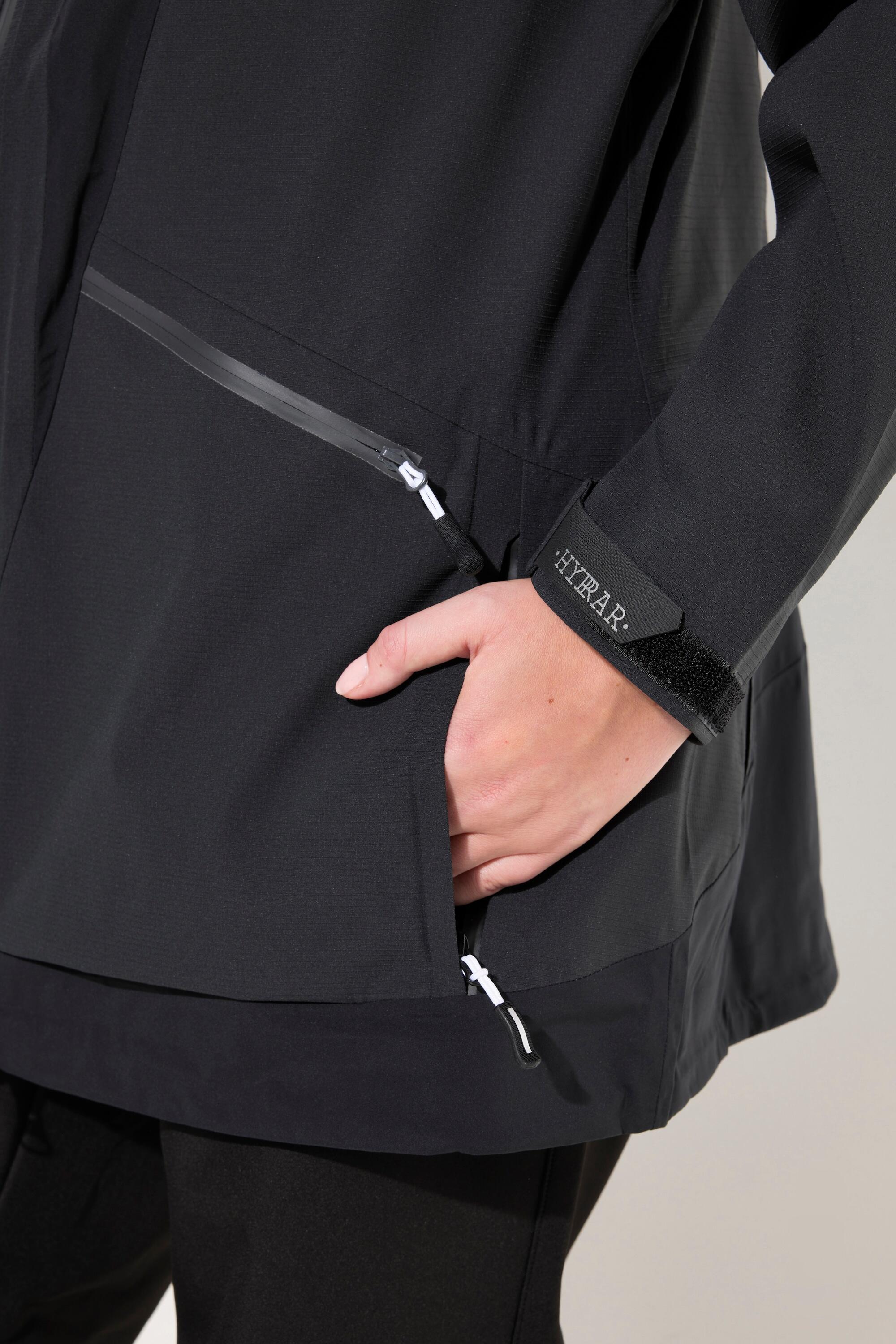 Damen Funktionsjacke wasserdicht 2-Wege-Zipper Reflektor 3/5