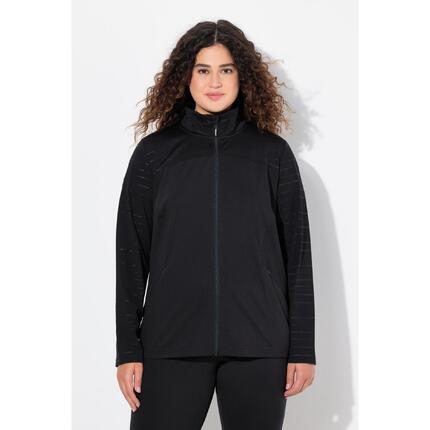 Damskie Bluza dresowa powerstretch stójka odblaski