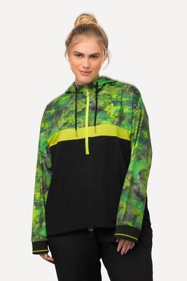 Dames hoodie sneldrogend capuchon trekkooord lange mouwen