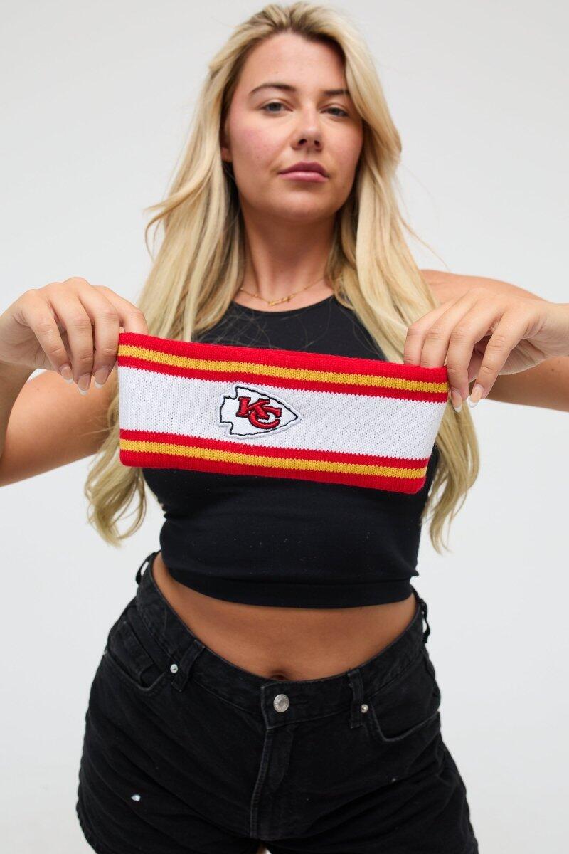 Bandeau Kansas City Chiefs OOSC x NFL acrylique rouge/blanc 6/6