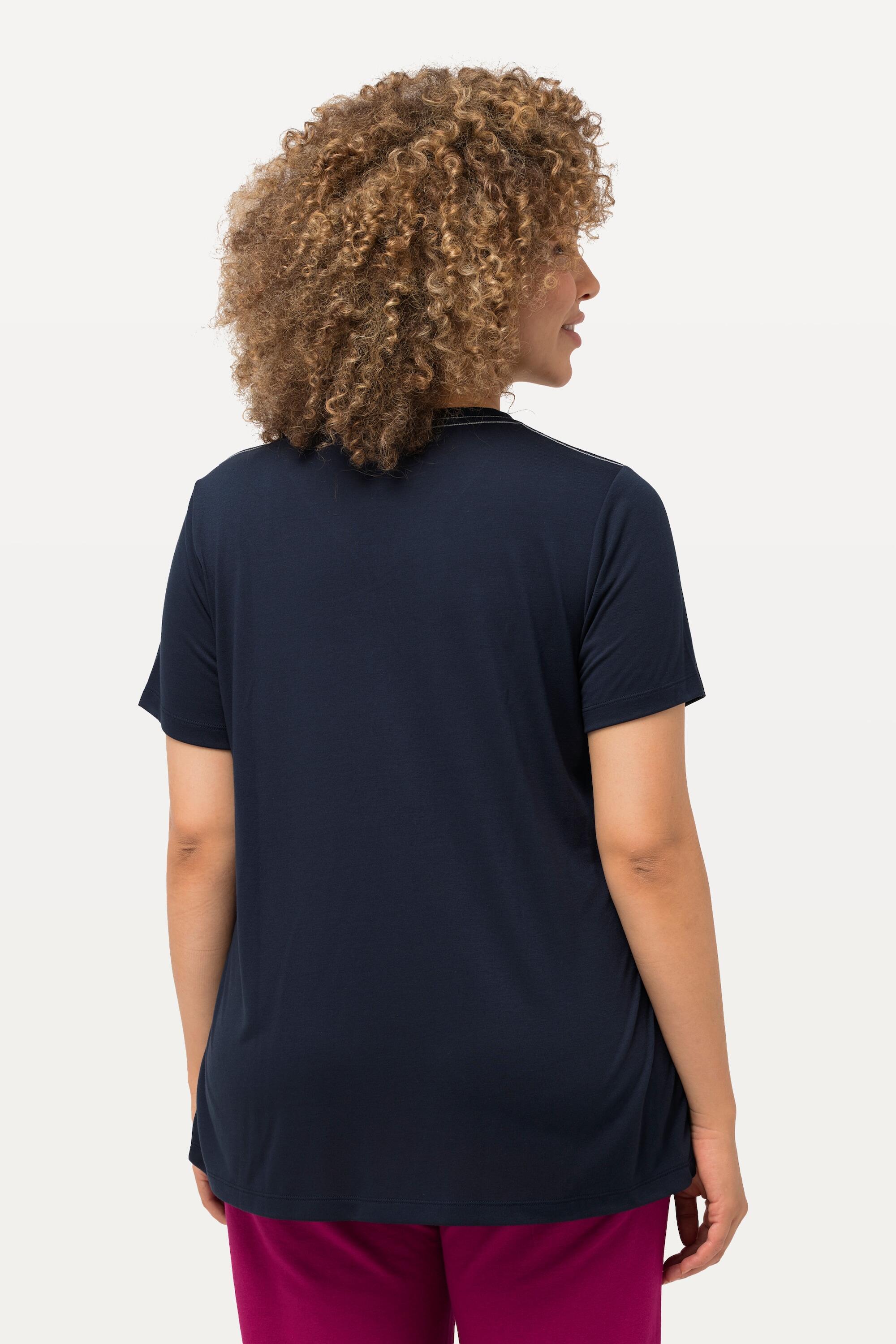 Femme T-shirt technique antibactérien décolleté en V et manches courtes 2/6