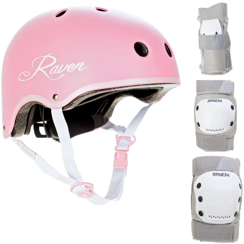 Zestaw Raven Kask Essto + Ochraniacze Dexard