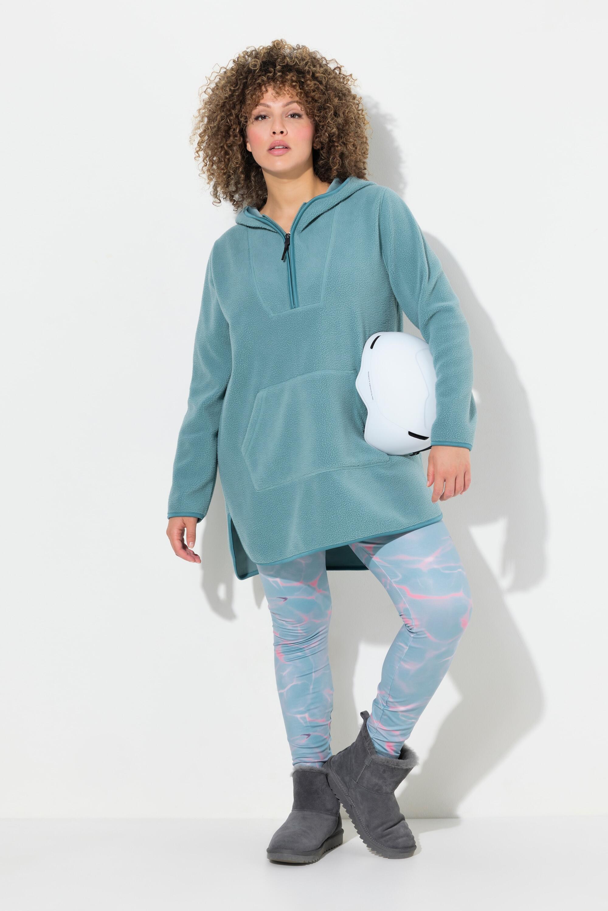 Femme Long sweat-shirt à capuche 6/7